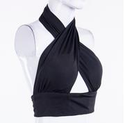 Load image into Gallery viewer, Women Strappy Cross Over Front Cut Out Halter Neck Sleeveless Backless Crop Top Bandage Vest Summer Sexy Tops Woman Clothes S-XL
