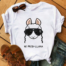 Load image into Gallery viewer, WVIOCE Kawaii Avocado Cat Printed Tshirt Kawaii Top Tops Tshirt Tee Funny Fashion Vogue Cartoon T Shirt Harajuku Cropped Women T