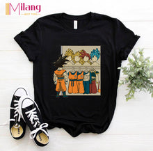 Load image into Gallery viewer, Women Goku DRAGON BALL Black T-shirts Female Short Sleeve Tees 2020 Summer Brand Harajuku Clothing Girl Tops