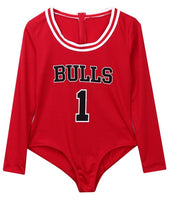 Load image into Gallery viewer, Hirigin Sexy Women Romper Women Bodysuit 2018 Slim Long Sleeve BULLS Stretch Bodysuit Playsuit Leotard Top V-neck One Piece Suit